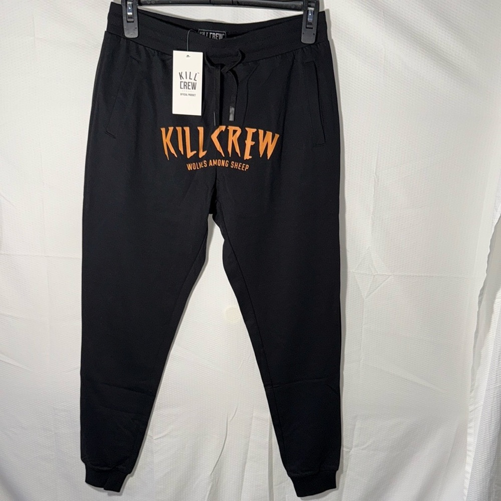 Killcrew Wolves Black & Gold Joggers Size: M